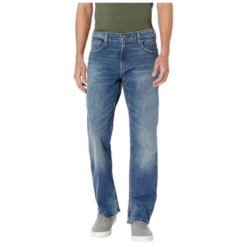 Levis 569 Loose‎ Straight Fit Mens Jeans Blue Denim W34 L30 Medium Wash